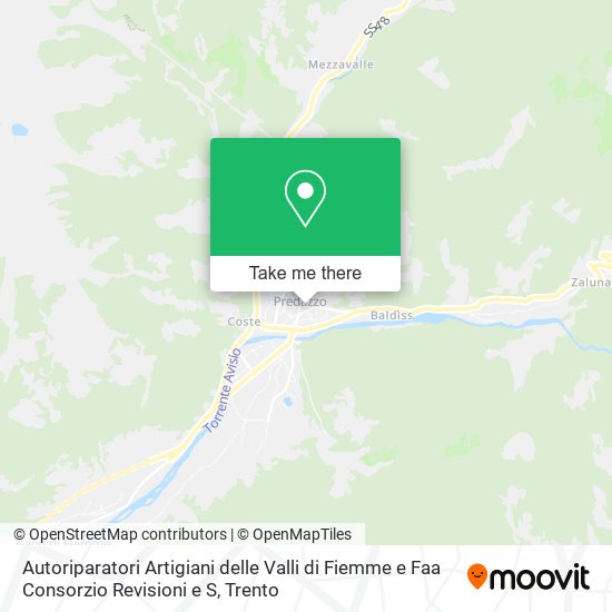 Autoriparatori Artigiani delle Valli di Fiemme e Faa Consorzio Revisioni e S map