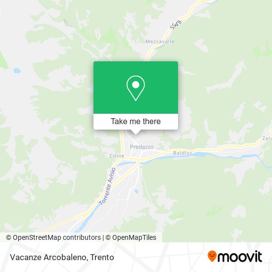 Vacanze Arcobaleno map