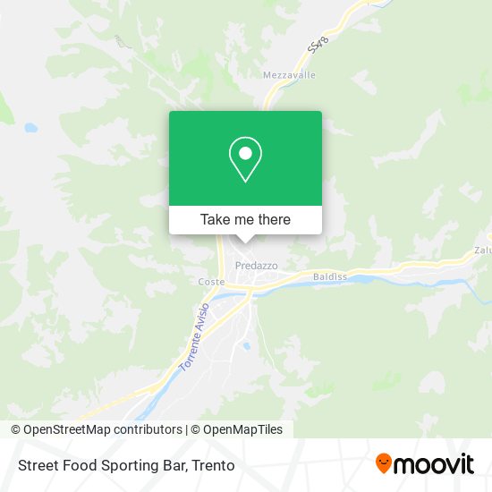 Street Food Sporting Bar map