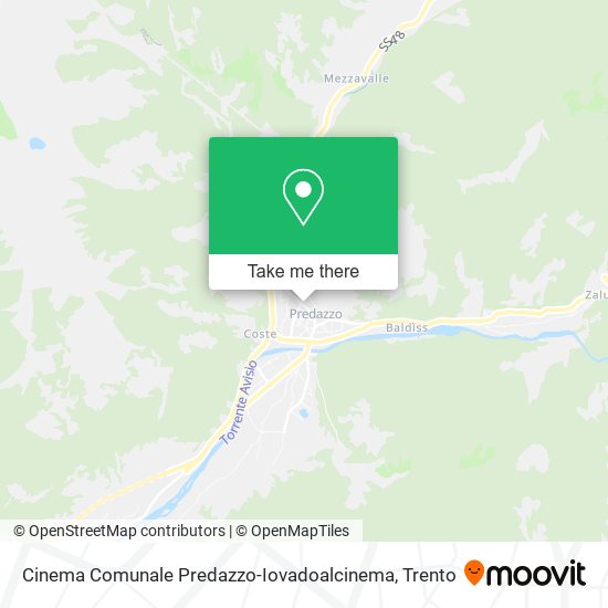 Cinema Comunale Predazzo-Iovadoalcinema map