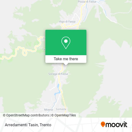 Arredamenti Tasin map