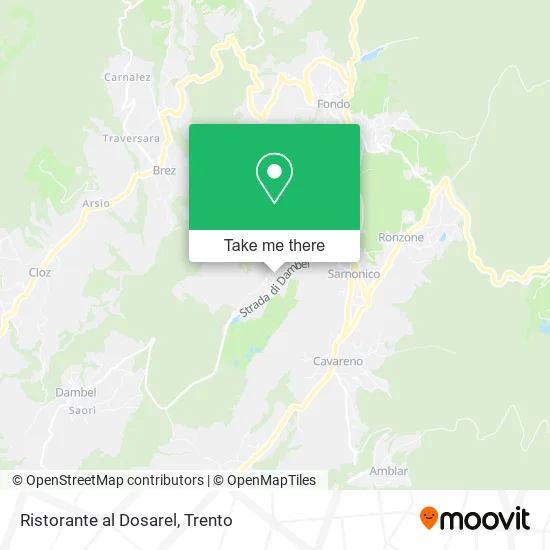 Dosarel Restaurant map