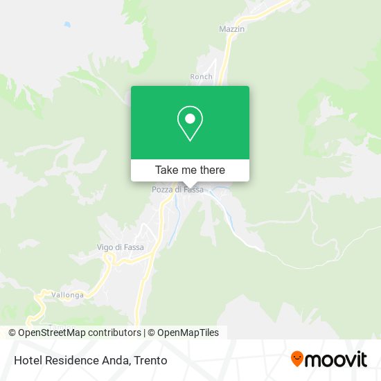 Hotel Residence Anda map