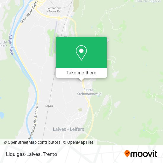 Liquigas-Laives map