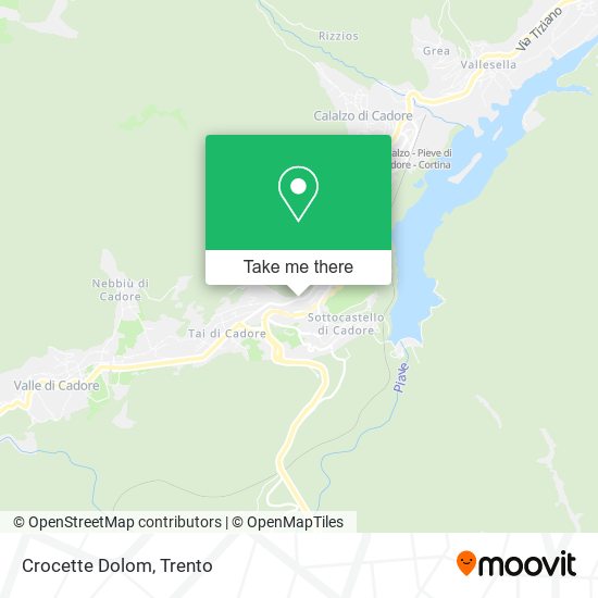 Crocette Dolom map