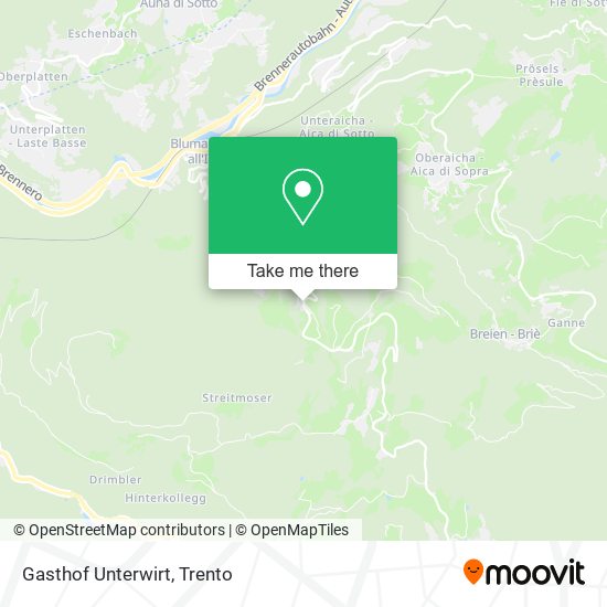 Gasthof Unterwirt map