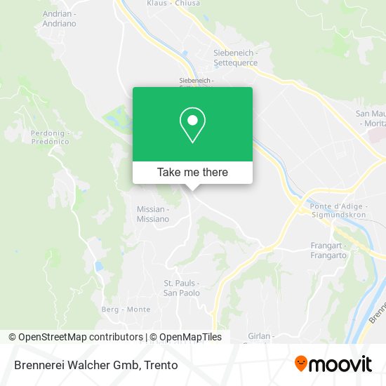 Brennerei Walcher Gmb map