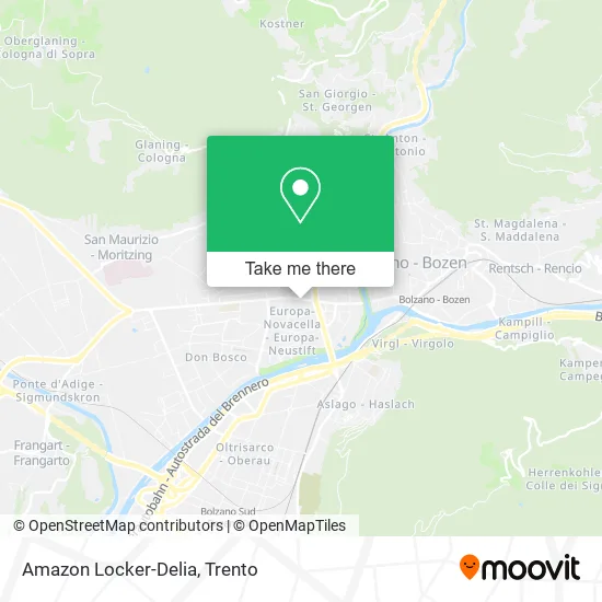 Amazon Locker-Delia map