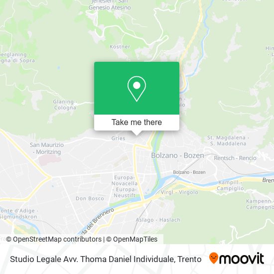 Studio Legale Avv. Thoma Daniel Individuale map