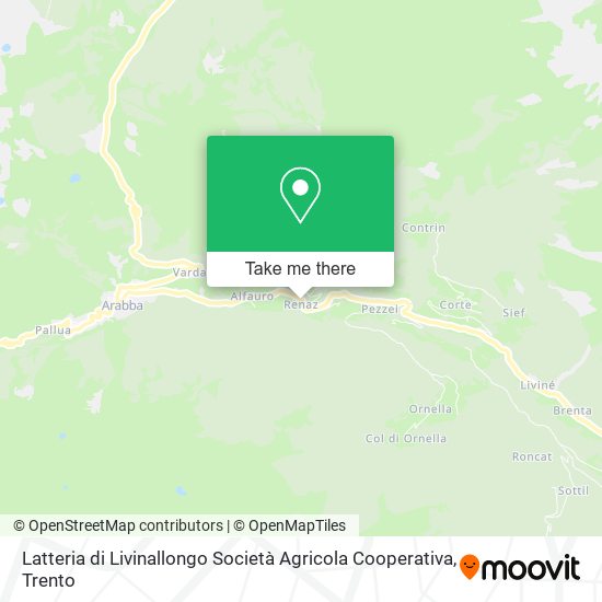 Latteria di Livinallongo Società Agricola Cooperativa map