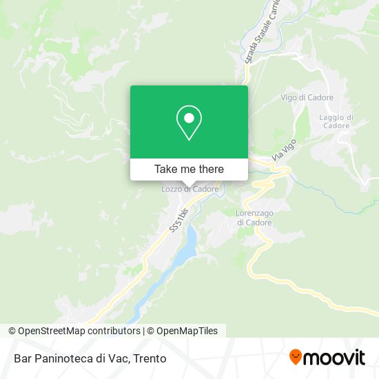 Bar Paninoteca di Vac map