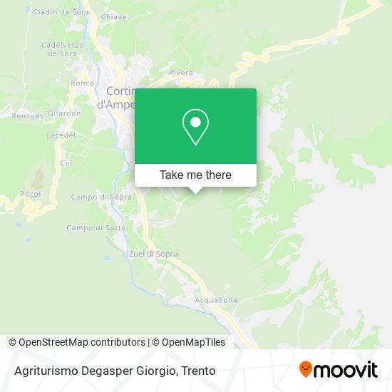Agriturismo Degasper Giorgio map