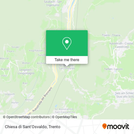 Chiesa di Sant'Osvaldo map