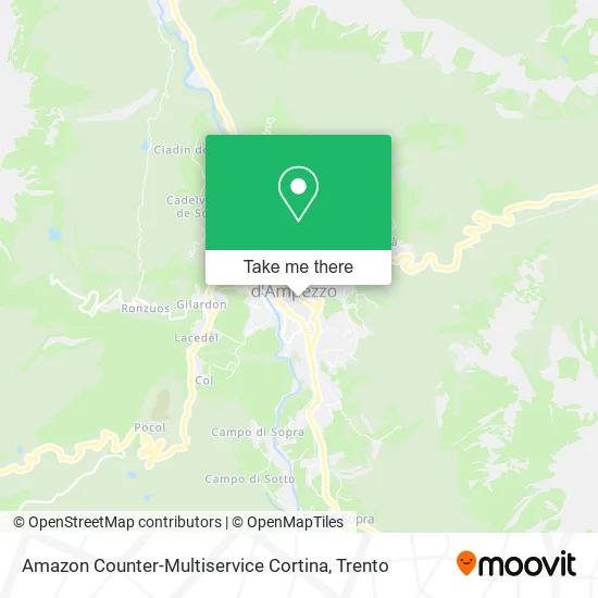 Amazon Counter-Multiservice Cortina map