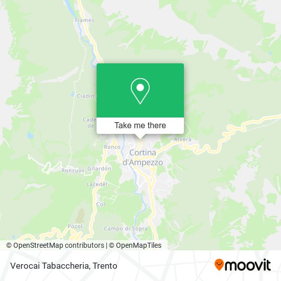 Verocai Tabaccheria map