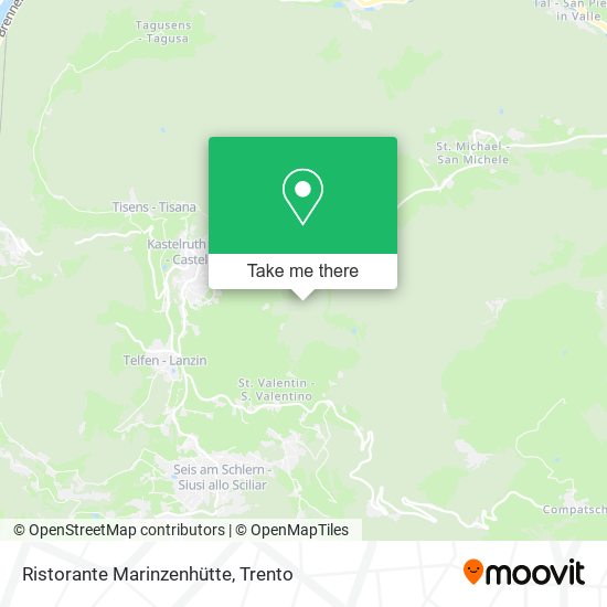 Ristorante Marinzenhütte map