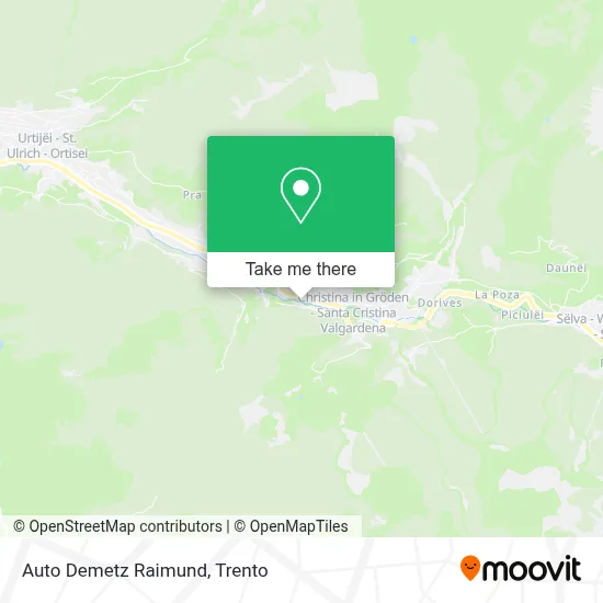 Auto Demetz Raimund map