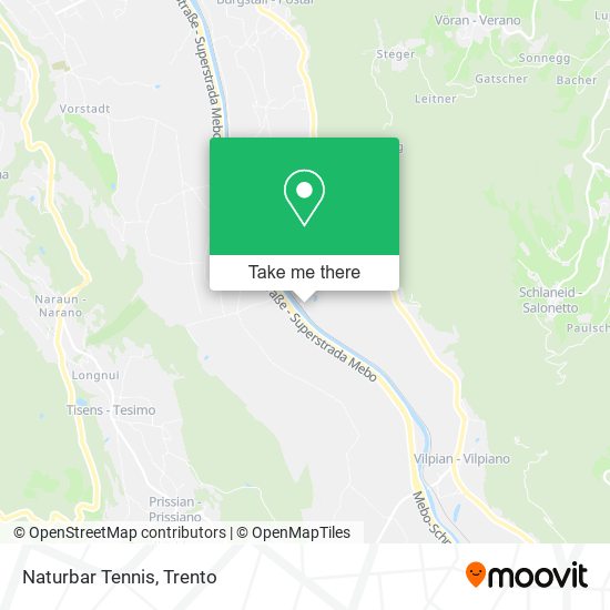 Naturbar Tennis map