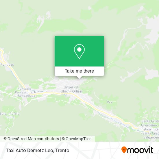 Taxi Auto Demetz Leo map