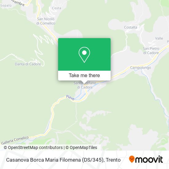 Casanova Borca Maria Filomena (DS / 345) map