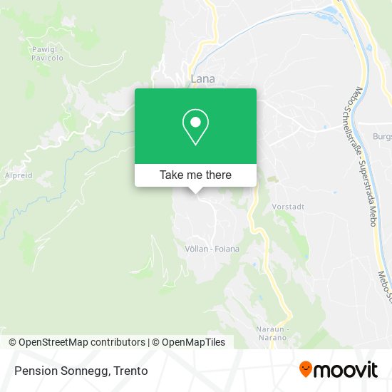 Pension Sonnegg map