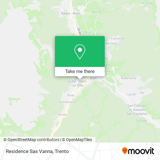 Residence Sas Vanna map