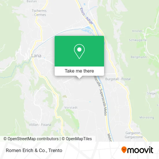 Romen Erich & Co. map