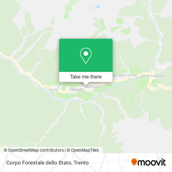 Corpo Forestale dello Stato map
