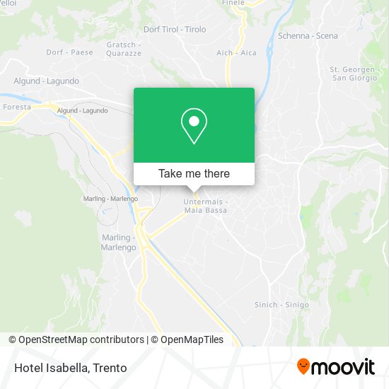 Hotel Isabella map