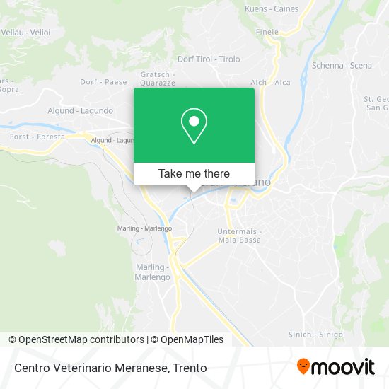 Centro Veterinario Meranese map