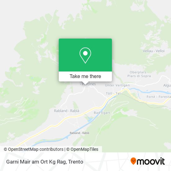 Garni Mair am Ort Kg Rag map