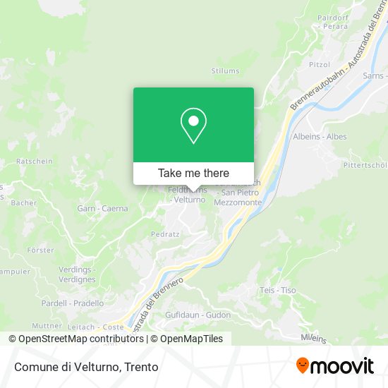 Comune di Velturno map