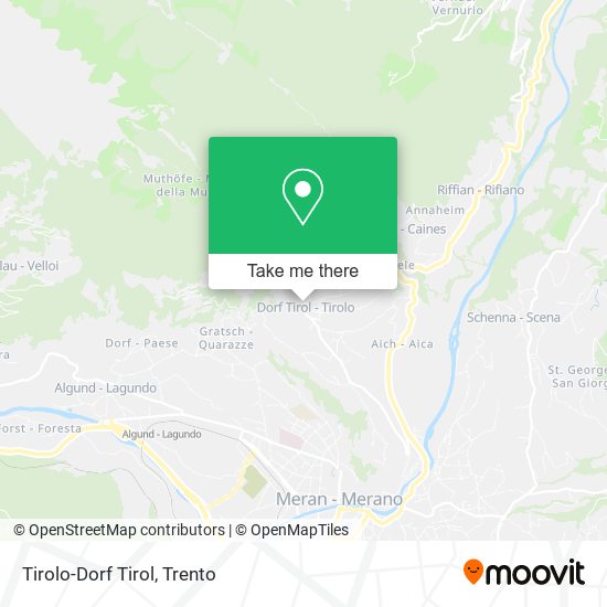 Tirolo-Dorf Tirol map