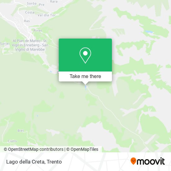 Lago della Creta map