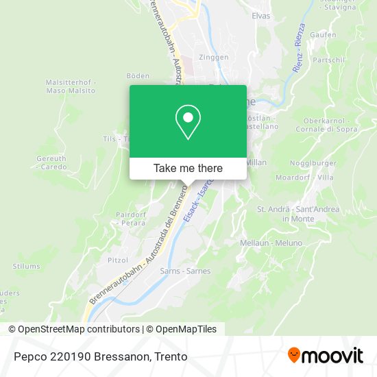 Pepco 220190 Bressanon map