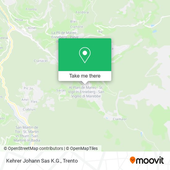 Kehrer Johann Sas K.G. map