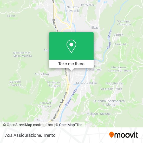 Axa Assicurazione map