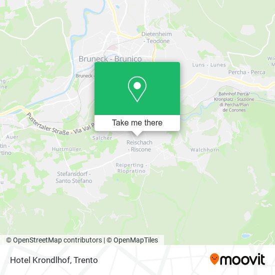 Hotel Krondlhof map