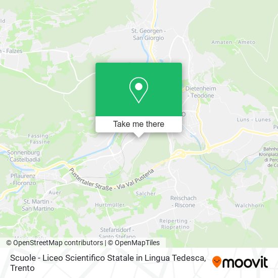 Scuole - Liceo Scientifico Statale in Lingua Tedesca map