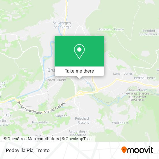 Pedevilla Pia map