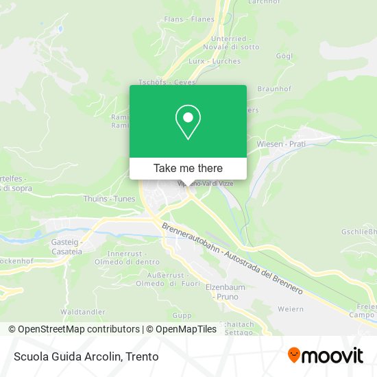 Scuola Guida Arcolin map