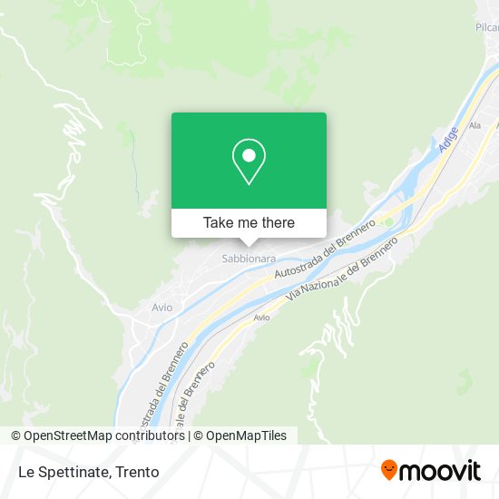 Le Spettinate map