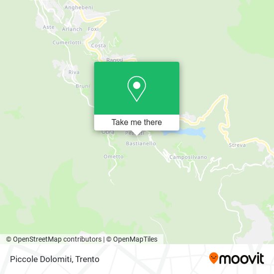 Piccole Dolomiti map