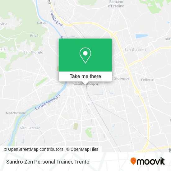 Sandro Zen Personal Trainer map