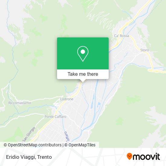 Eridio Viaggi map