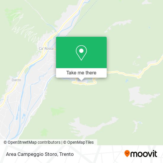 Area Campeggio Storo map