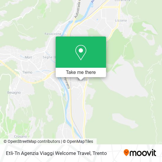 Etli-Tn Agenzia Viaggi Welcome Travel map