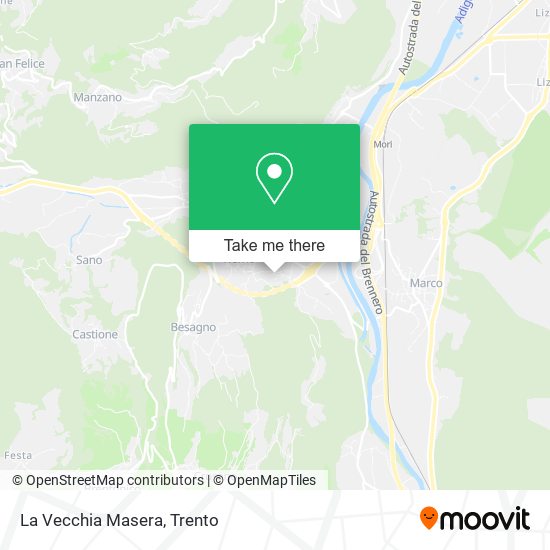 La Vecchia Masera map