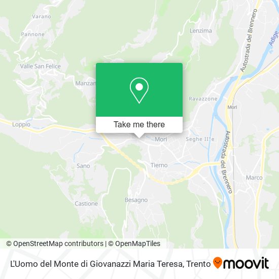 L'Uomo del Monte di Giovanazzi Maria Teresa map