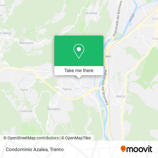 Condominio Azalea map